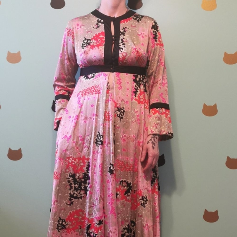 Vintage 1970s 2 Piece Sexy Dress Lingerie Small